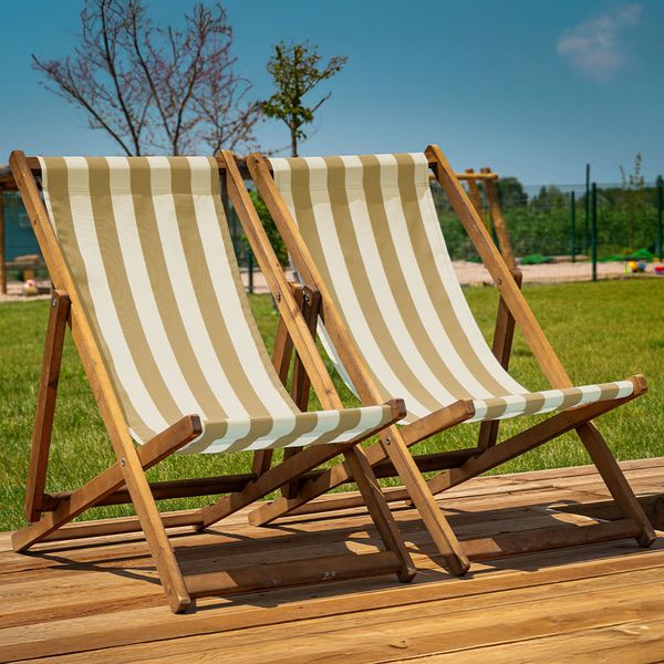 TELA LISTADO VAINILLA/TOSTADO