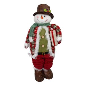 Navidad Patilargo Nieve 74Cm Rojo/Blanco (Mc-2019)