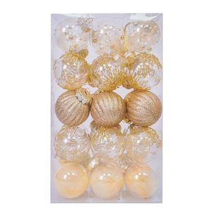 Navidad Pack Bolas 30Pzs Mix 6Cm Dorado (Mc-1460)