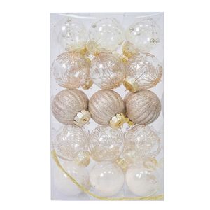 Navidad Pack Bolas 30Pzs Mix 6Cm Champagne (Mc-1459)