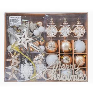 Navidad Pack Bolas 70Pzs Box 6Cm Dorado (Mc-1561)