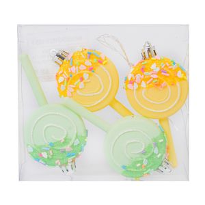 Navidad Pack Bolas 4Pzs Paleta 10Cm Multicolor (Mc-1480)