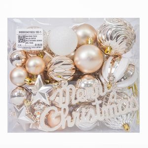 Navidad Pack Bolas 65Pzs Multiforma Dorado (Mc-1540)