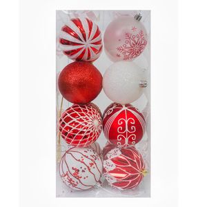 Navidad Pack Bolas 16Pzs Mix 8Cm Rojo (Mc-1479)