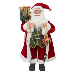 Navidad Santa Clasico 35X19X60Cm Rojo/Verde (Mc-1940)