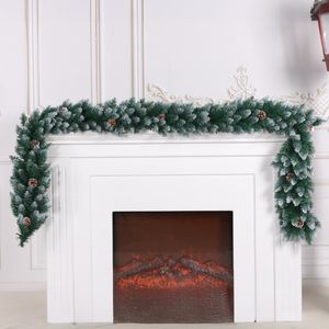 Navidad Guirnalda Nieve 2.7Cm Verde (Gc-257)