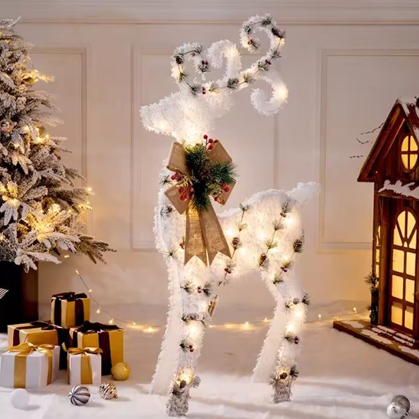 Navidad Deco Led Reno 35 Focos 50X102 Cm Luz Calida (Hc-472)