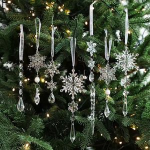 Navidad Adornos P/Arbol 10Pzs Multiforma Transparente (Gc-100)