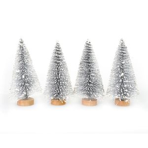 Navidad Adorno Arbol X4 Pzs 10.5X4.5 Cm Plateado (Mc-1097)