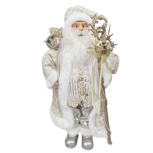 Navidad Santa Noel 28X18X45Cm Dorado (Gd-2)
