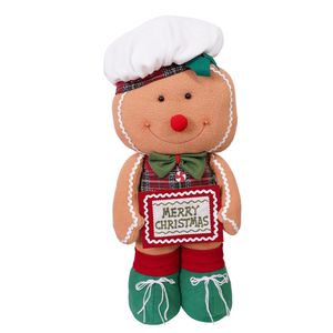 Navidad Muñeco Jengibre Hombre 77X26X10Cm Rojo/Verde (Ll402Ab)