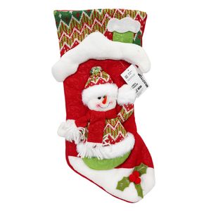 Navidad Bota Bota Muñeco 50X24X4Cm Rojo (Mc-1996)
