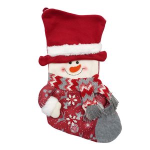 Navidad Bota Bota Muñeco 50X24X4Cm Rojo/Blan (Mc-1985)