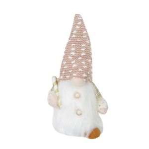 Navidad Muñeco Nomo Brillo 30Cm Dorado (Gc-207)