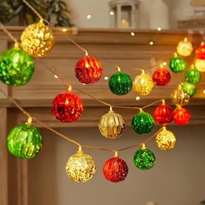 Navidad Luces Led Bombillos 10 Focos 2 Mts Luz Calida (Hc-634)