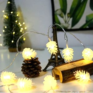 Navidad Luces Led Piñas 20 Focos 4 Mts Luz Calida (Hc-544)