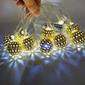 Navidad Luces Led Cascabel 10 Focos 2 Mts Luz Calida (Hc-663)