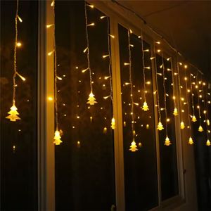 Navidad Luces Led Arbolitos 96 Focos 3 Mts Luz Calida (Hc-717)