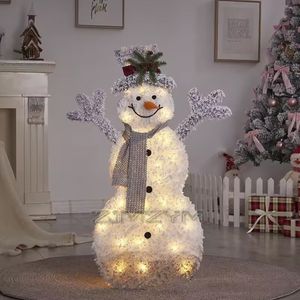 Navidad Deco Led Nieve 35 Focos 63X92 Cm Luz Calida (K19B-341)