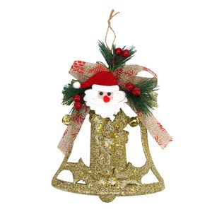 Navidad Adornos P/Arbol Campana 14Cm X 17Cm Dorado (Jt063)