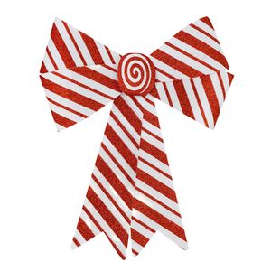 Navidad Adornos P/Arbol Candy 21Cm X 30Cm Rojo/Blanco (Lk24208)