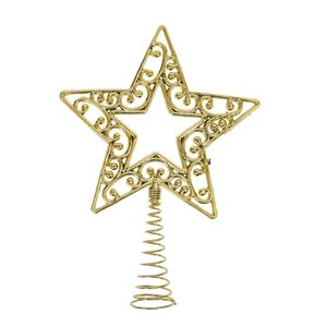 Navidad Estrella P/Arbol Estrella 14X20 Cm Dorado (Yj-4)