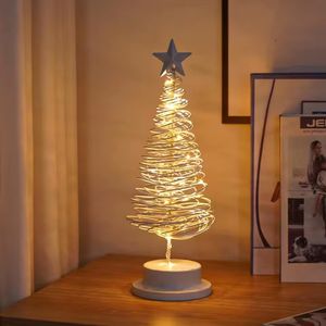 Navidad Adorno Led Espiral Ramas 12.5X12.5X32Cm Blanco (Gc-297)