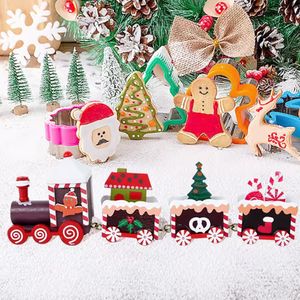 Navidad Adorno Tren 20X6 Cm Multicolor (Y1221)