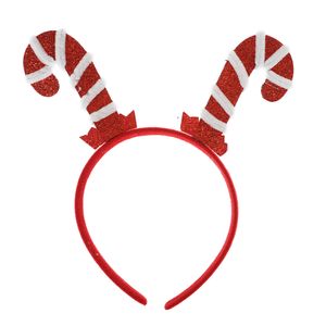 Navidad Vincha Bastones 23.5X22 Cm Rojo/Blanco (Mc-687)