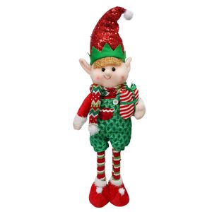 Navidad Patilargo Duende Niño 20X10X60 Verde (Qd24B617A)