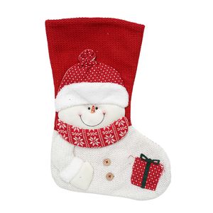 Navidad Bota Nieve 31X46 Cm Rojo/Blanco (Yf201894)