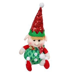 Navidad Adornos P/Arbol Duende Niño 20Cm Rojo/Verde (Qd24B622A