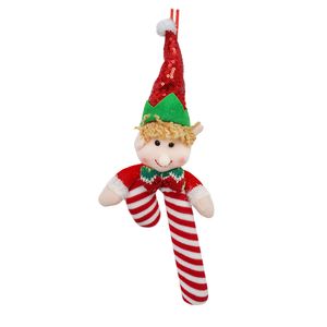 Navidad Adornos P/Arbol Duende 13X5X30 Cm Rojo/Blanco (Qd24B623A)