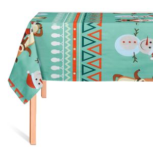 CUBREMESA PLAIN PVC NAVIDAD AMISTAD VERDE
