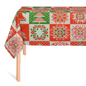 CUBREMESA PLAIN PVC NAVIDAD PATCH REGALO NAVIDEÑO