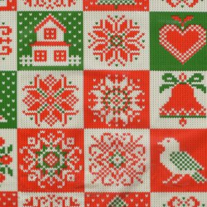 CUBREMESA PLAIN PVC NAVIDAD PATCH REGALO NAVIDEÑO