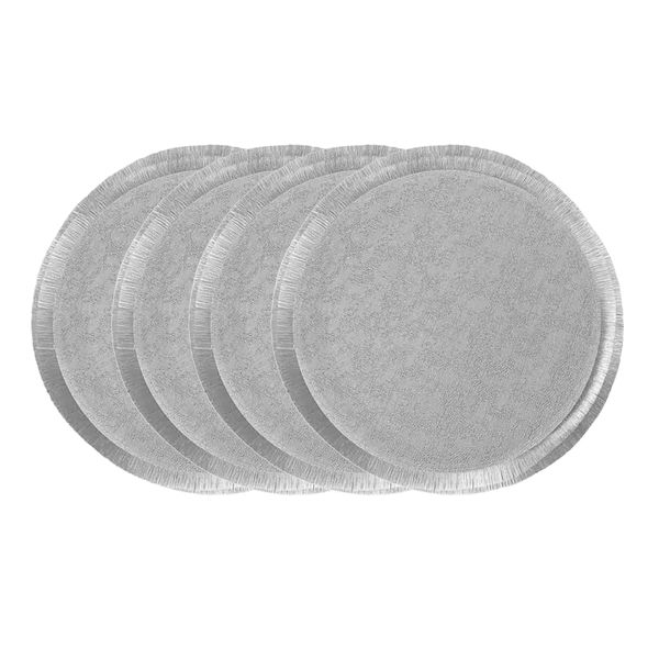 Individual X4Pzs Circular 38Cm Plateado (Hme9-073B)