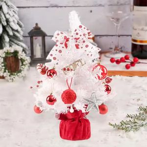 Navidad Arbol Mini 45X14X13Cm Rojo/Blanco (Mc-1573)