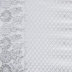 CUBREMESA ENCAJE PVC CECILIA PLATA