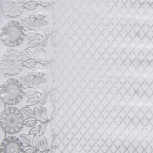 CUBREMESA ENCAJE PVC CECILIA PLATA