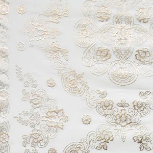 CUBREMESA ENCAJE PVC ELISA PLATA