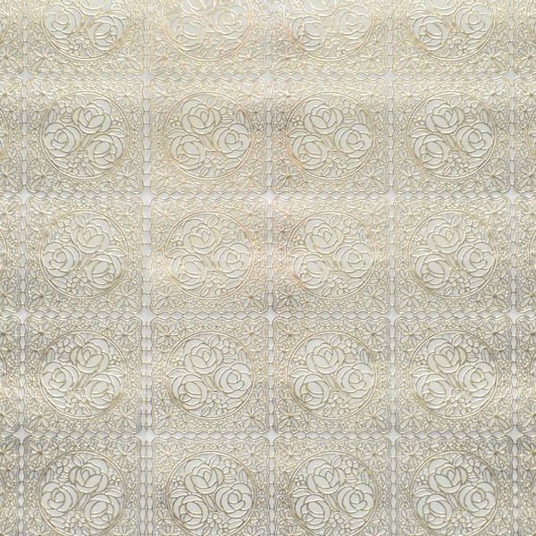 CUBREMESA ENCAJE PVC ISABEL PLATA