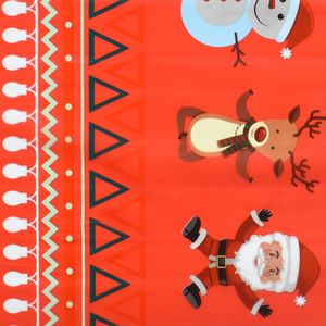 CUBREMESA PLAIN PVC NAVIDAD AMISTAD ROJO
