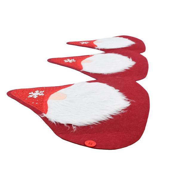 Navidad Camino De Mesa Duendes 36X180Cm Rojo/Blanco (F13-10)