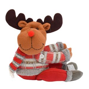 Navidad Sujetador Cortina Rojo/Gris 34X27Cm Reno (J1-3)