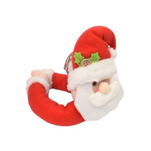 Navidad Sujetador Cortina Rojo/Blanco 20X53Cm Santa (J1-7)