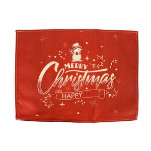 Navidad Individuales 6Pz Mc 32X42Cm Rojo (Yc-059)