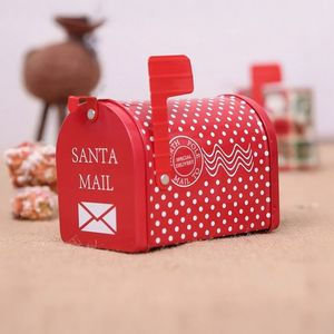 Navidad Hojalata Buzon Correo 8X13X9.5Cm North Pole (E10-7)