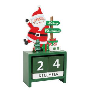 Navidad Adorno Santa 7.2X14X3.5Cm Verde (Mc-171)