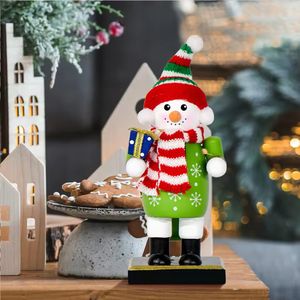 Navidad Cascanueces Muñeco De Nieve 16Cm Blanco (N01448)